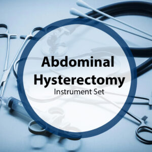 Abdominal Hysterectomy Instrument Set