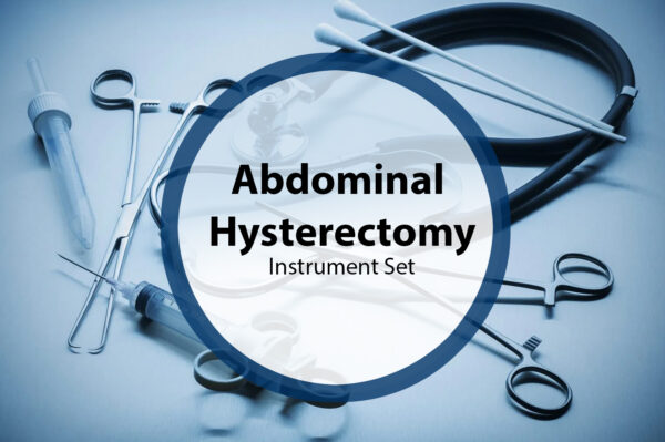 Abdominal Hysterectomy Instrument Set