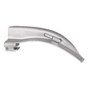 McIntosh conventional laryngoscope lefthand model with warm light lamp satin finish blade