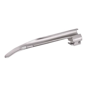 Miller conventional laryngoscope american model with warm light lamp satin finish blade