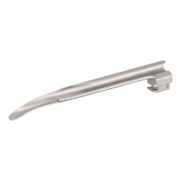 Miller american model Fiber optic laryngoscope satin finish with integrated light guide blade