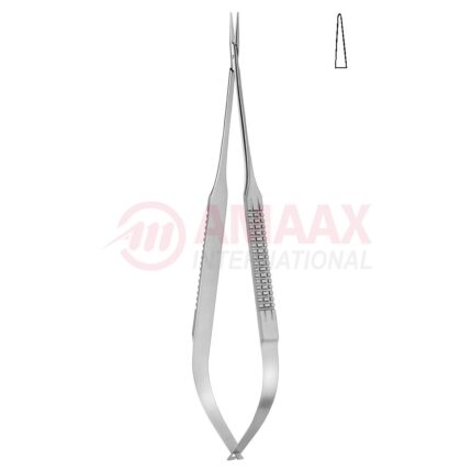 Micro Needle Holder Flat Handle Straight
