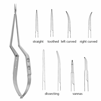 Yasargil Micro Scissors Bayonet