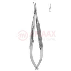 Barraquer-troutman-micro-needle-holder-with-catch-straight