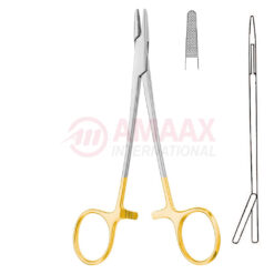 Baumgartner-needle-holder-Tc-Regular-Profile-14cm-left-handed