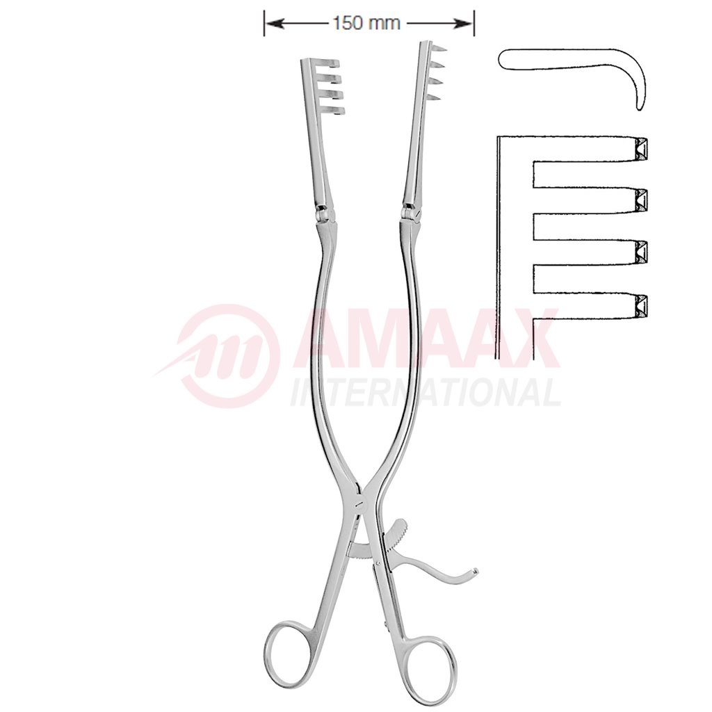Beckmann-retractor-31-cm-semi-sharp-4-x-4