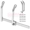 Caspar-retractor-16.5-cm-complete-set-with-2-prong-5-sharp-blades