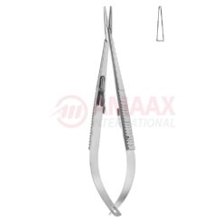 Castroviejo-micro-needle-holder-14-cm-with-catch-straight
