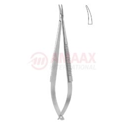 Castroviejo-micro-needle-holder-14-cm-without-catch-curved