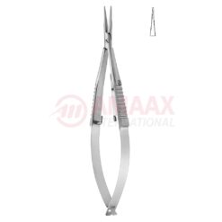 Castroviejo-micro-needle-holder-9-Cm-with-catch-straight
