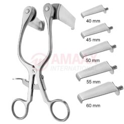 Cloward-retractor-complete-set-blunt-with-5-blades