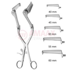 Cloward-retractor-complete-set-sharp-with-5-blades