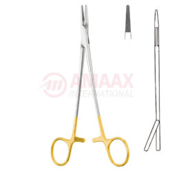 DE-BAKEY-needle-holder-18-cm-TC-serrated-left-handed