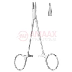 DERF-needle-holder-12-cm-Maul-jaw-with-longitudinal-serrations