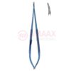 Micro-needle-holder-titanium-with-catch-curved-dimond-coated-jaw