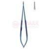 Micro-needle-holder-titanium-with-catch-straight-dimond-coated-jaw