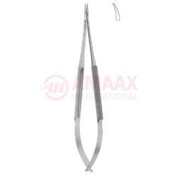 Micro-needle-holder-without-catch-curved-