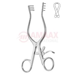 Weitlaner-retractor-semi-sharp16.5-cm-3-x-4