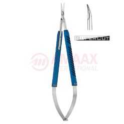 Lightweight-well-balanced-micro-scissors-spring-type-curved-super-cut