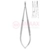 Toledo-spring-type-micro-vascular-scissors-flat-straight