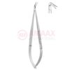 Toledo-spring-type-vascular-micro-scissors-sharp-flat-125
