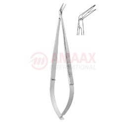 Toledo-spring-type-vascular-micro-scissors-sharp-flat-60-1-blade-buttoned