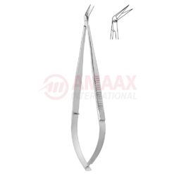 Toledo-spring-type-vascular-micro-scissors-sharp-flat-60