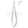 Toledo-spring-type-vascular-micro-scissors-sharp-flat-90