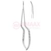 Yasargil-micro-scissors-bayonet-3-hole-type-handle-curved-left