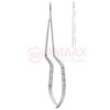 Yasargil-micro-scissors-bayonet-3-hole-type-handle-staright-long-blade