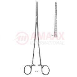 Bengolea Hemostatic Forceps 1x2 Teeth Straight
