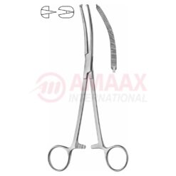 Berkeley Bonney Hysterectomy Forceps, Curved 1x2 Teeth