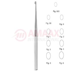 bruns-bone-curettes-17-cm-oval-with-solid-complete-set