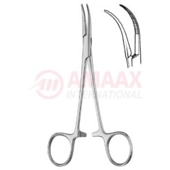 Cushing Hemostatic Forceps 14.5cm Laterally Curved