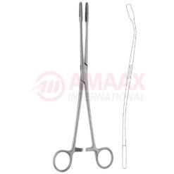 Fletcher (Javerts)Cotton Swab Forceps With-Ratchet 25cm