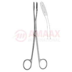 Gross Maier Dressing Forceps Curved Without Ratchet, Round
