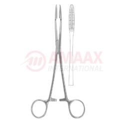 Gross Maier Dressing Forceps Straight With Ratchet, Round