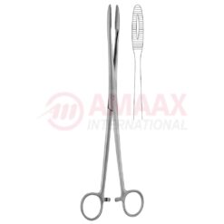 Gross Maier Dressing Forceps Straight With Ratchet, Flat