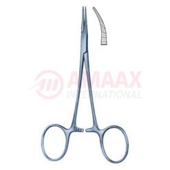 Titanium Halsted Mosquito Hemostatic Forceps 1x2 Teeth Curved 12.5cm