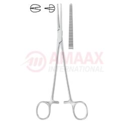 Heiss Hemostatic Forceps 1x2 Teeth Straight 20cm