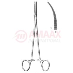 Heiss Hemostatic Forceps Slightly Curved