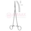 Holzbach Hemostatic Forceps 1x2 Teeth Curved 23.5cm