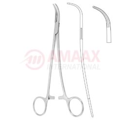Overholt Dissecting and Ligature Forceps S-Shape Curved