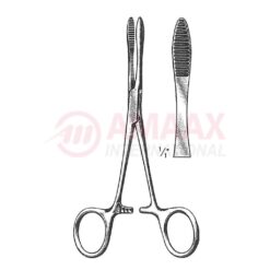 Pean Hemostatic Forceps Short Grasping Straight