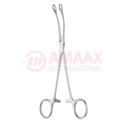 Peanut Sponge Forceps Curved Serrated 20cm