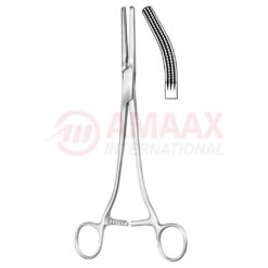 Rogers Hysterectomy Forceps Atraumatic Slightly Curved