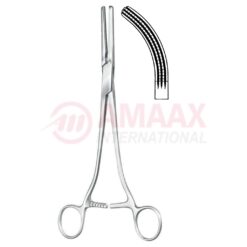 Rogers Hysterectomy Forceps Atraumatic Strong Curved