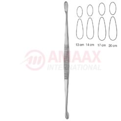 volkmann-double-endedbone-curettes-oval-sharp-complete-set