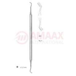 Ash Filling Instrument Double Ended With Octagonal Handle Fig.6