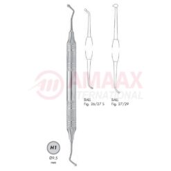 Ball Burnisher Double Ended Extra Light Diameter 10mm Hollow Handle